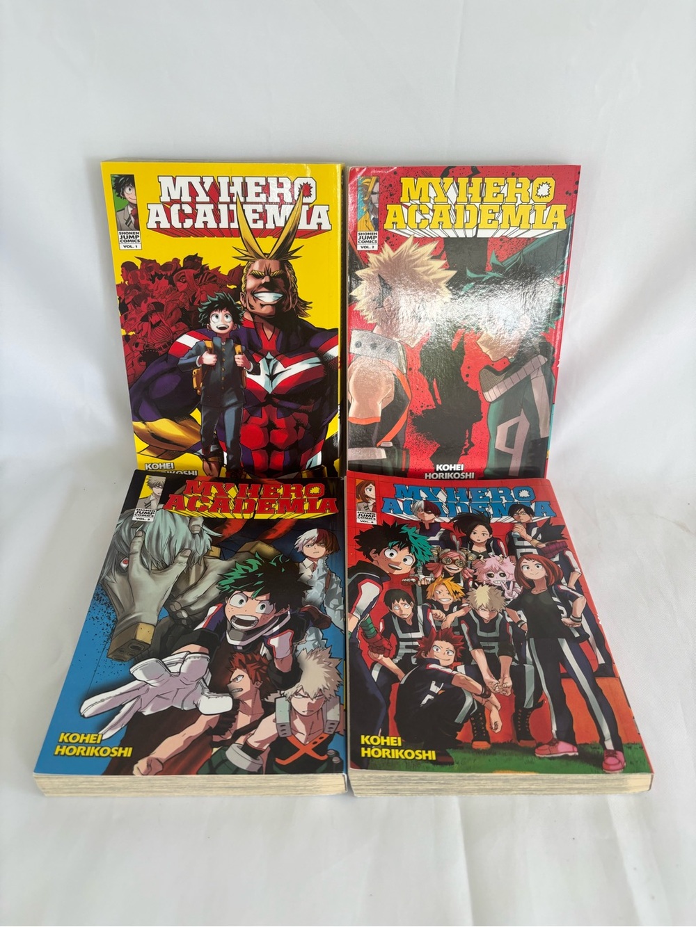My Hero Academia Manga Volumes 1-4 Bundle (English) EUC